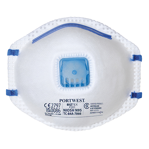 Portwest P2V Respirator Valved (10 Pkt)