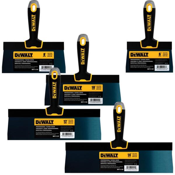 DEWALT BLUE STEEL TAPING KNIFE SOFT GRIP